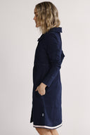 Dorthy mørkblå denim kjole
