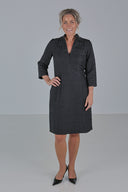 Mina sort elegant kjole