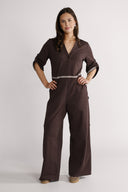 Lulu brun jumpsuit