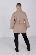 Hailey ullponcho i cream