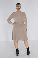 Elli kjole beige babycord