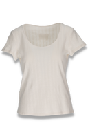 Beate creamfarvet T-shirt