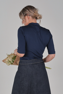 Pia blå genser