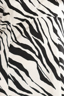 Dalia kort sort og hvid zebra kjole