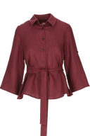 Linn plum linskjorte