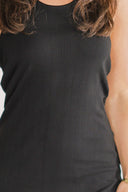 Franny sort halterneck kjole