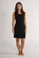 Franny sort halterneck kjole