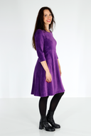 Elli violet kjole i babycord