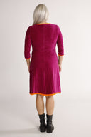 Nille-kjole i pink og orange