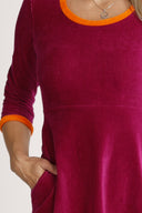 Nille-kjole i pink og orange