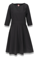 Tina sort elegant kjole