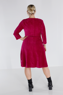 Elli kjole babycord cerise