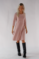 Elli kjole pastellrosa babycord
