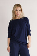 Sina marineblå sweater