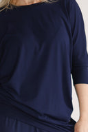 Sina marineblå sweater