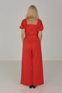 Peggy rålekker rødoransje jumpsuit