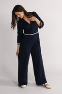 Lulu marineblå jumpsuit