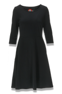 Denise sort basiskjole