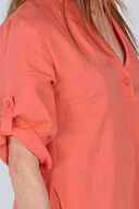 Cecilie peach farget herlig linkjole