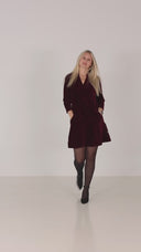 Nomi bordeaux tunikakjole