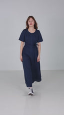Laura marineblå jumpsuit