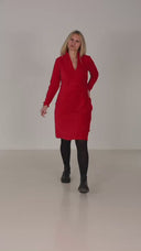 Elsi rød kjole