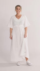 Eira hvid boho chic kjole