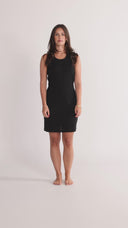 Franny sort halterneck kjole