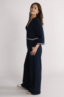 Lulu marineblå jumpsuit
