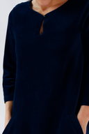 Margrete marineblå tunika