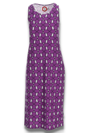 May Britt purple kjole